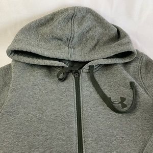UNDER ARMOUR MENS COLD GEAR FULL ZIP FLEECE LINED HOODIE Size Small